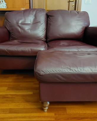 divano Frau 2 posti con pouf