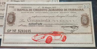 MINIASSEGNI BANCA DI CREDITO AGRARIO DI FERRARA1