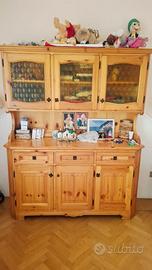 Soggiorno Credenza Tavolo Cassapanca in pino russo