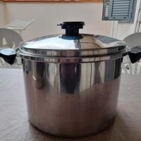 pentola più scolapasta acciaio