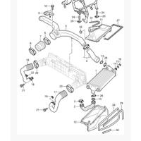 Porsche 997 Turbo/GT2  :   CONSOLLE intercooler 