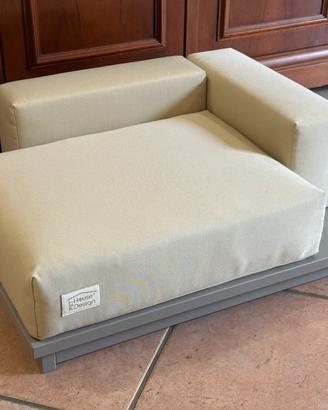 Cuccia cani/gatti tortora - cuscini sfoderabili