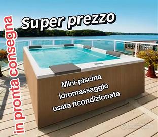 Mini-piscina da esterno usata  idromassaggio