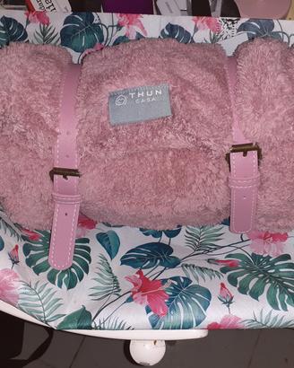 Plaid rosa della Thun