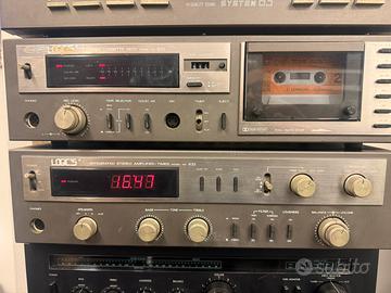 Raro amplificatore Logic’s +deck cassette stereo