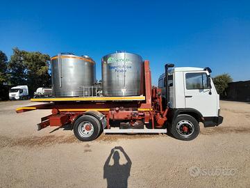 Autobotte trasporto acqua scarrabile iveco 109