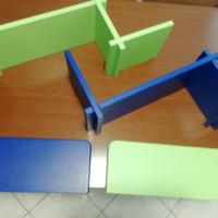 Sedia altezza regolabile più tavolo  più mensole 