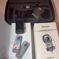 Insta 360 x3 con accessori