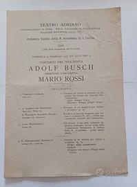 Teatro Adriano stagione1936-37 ADOLF BUSCH