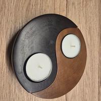 Portalumini Yin Yang in Legno - Set Design Zen col
