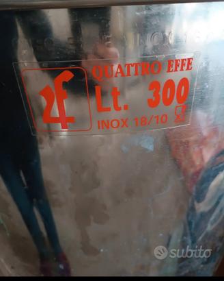 Bidone per olio 300 litri