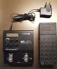 Line 6 M5 Stompox Modelerc + p.espress + aliment.