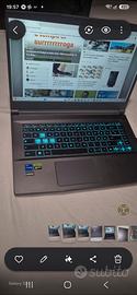 Notebook Msi thin 15 3050 rtx intel core i 7