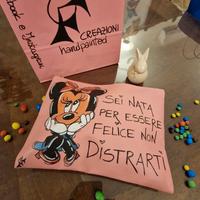 poquette Topolina dipinta a mano 