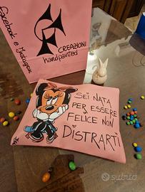 poquette Topolina dipinta a mano 