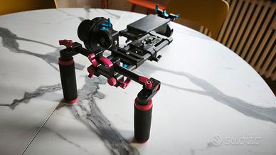 Spallaccio professionale con follow focus