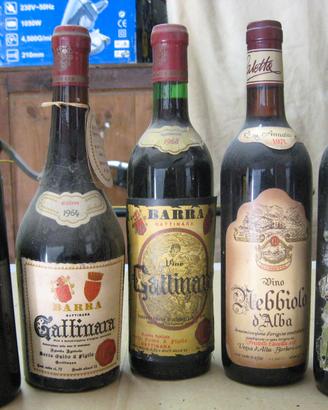 Bottiglie vino da collezione