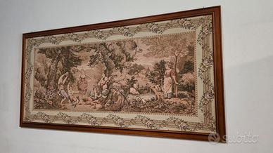 Grande arazzo stile Gobelin con cornice 200x100 cm