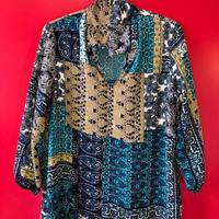 Camicia blusa donna Coconuda patchwork paisley M