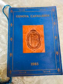 calendario militare genova cavalleria vintage