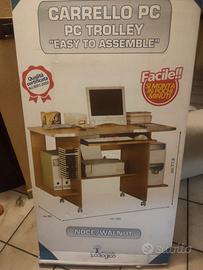 carrello /scrivania porta computer 