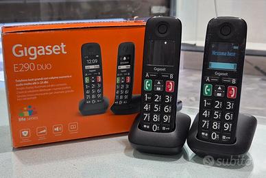 Telefoni cordless Gigaset E290 Duo tasti grandi
