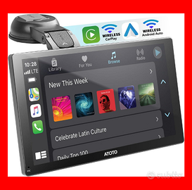 Monitor CarPlay ATOTO QLED 7" NUOVO