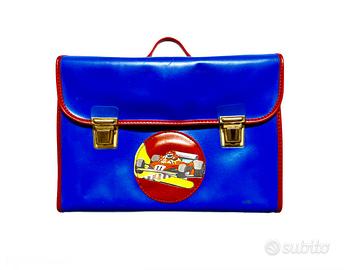 Borsa Cartella Scuola Vintage Bag Postino Anni 70