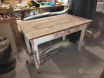 tavolo in legno antico rettangolare 