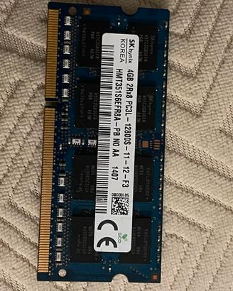 Memoria 4gb pc3