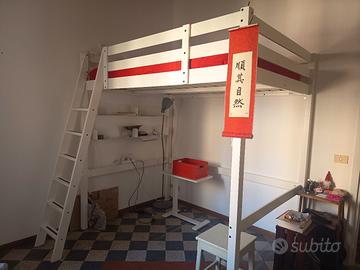 Letto a soppalco IKEA Stora 140x200
