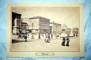 5)Riproduzione cartolina postale Livorno inizi'900