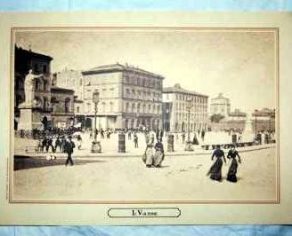 5)Riproduzione cartolina postale Livorno inizi'900
