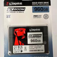 SSD Kingston DC600M 960GB Enterprise SATA – NUOVO 