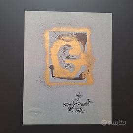 Bolaffi Lettera G Salvador Dalì originale, firmata