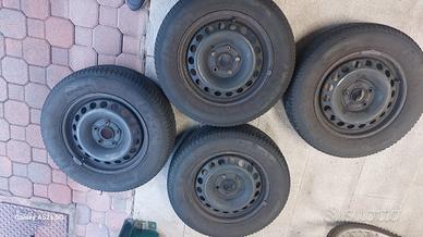 4 Gomme invernali + cerchi in ferro