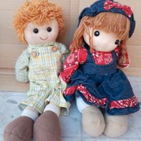 2 Bambole di stoffa / pezza (My Doll De Agostini)