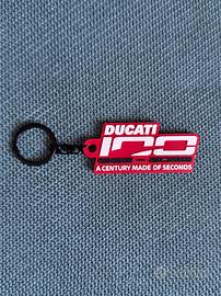 Portachiavi in gomma Ducati 100° anniversario