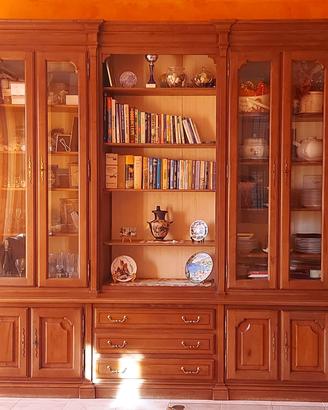 libreria in noce nazionale