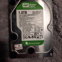 Hard Disk WD Green Caviar 1TB come nuovo
