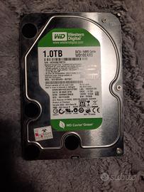 Hard Disk WD Green Caviar 1TB come nuovo