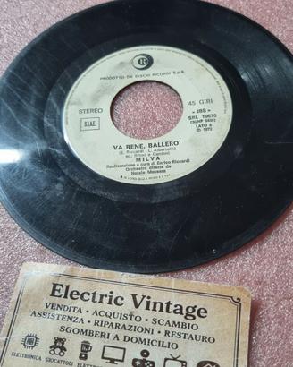 1652NN-Vinile 45 Giri Milva-Va bene, Ballerò