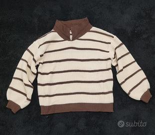 maglione da donna beige/marrone, taglia S. nuovo.