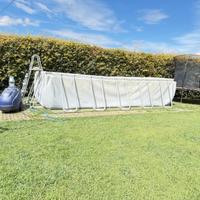 Piscina usata 6x3 metri con pompa e filtro sabbia