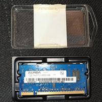 Banco ram Elpida 1gb netbook notebook