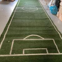 Prato sintetico con stampa campo da calcio