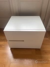 Comodini Pianca Segno bianco poro aperto TRATTABIL