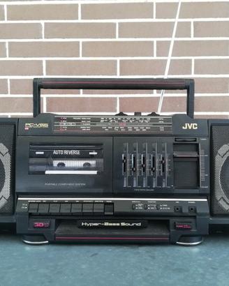 VINTAGE JVC Boombox Ghettoblaster AM/FM PC-V55