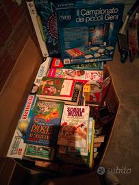 lotto di libri e giochi
