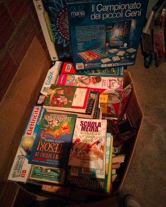 lotto di libri e giochi